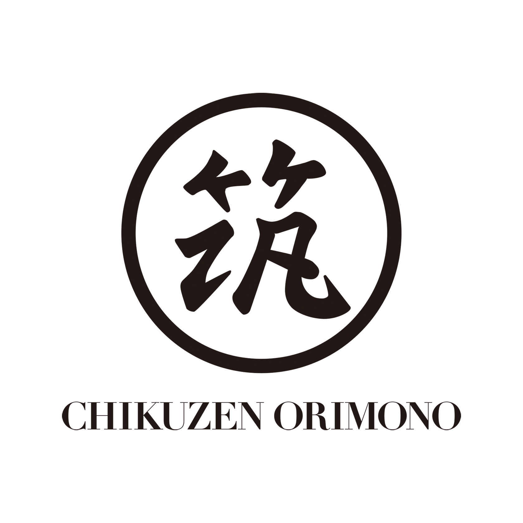 筑前織物logo